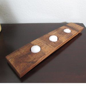 Handmade Rustic Candle Holder